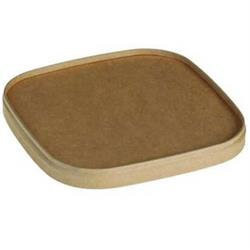 45819 - coperchio kraft coppa quadrata naturesse biodegradabile avana ml1000 pz300