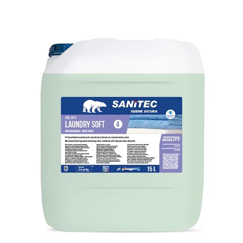 SANITEC LAUNDRY SOFT MUSCHIO BIANCO Lt.15 SANITEC - 44254 - F001399