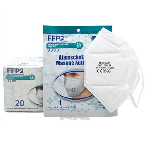  MASCHERINE SEMI FACCIALI FILTRANTI FFP2 BIANCHE conf.sing. Pz.24  - 45442 - F001771