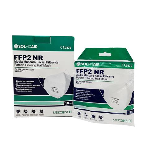  MASCHERINE SEMI FACCIALI FILTRANTI FFP2 BIANCHE conf.sing. Pz.50  - 45444 - F001771