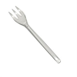 MINI FORCHETTINA BIODEGRADABILE in PLA TRASPARENTE Cm.10 Pz.50