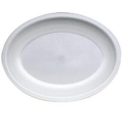 40626 - piatti ovali bianchi pp mm255 pz600