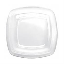 44102 - piatti piani quadrati fruttadessert ps trasparenti mm180 pz300