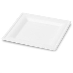 44853 - piatti quadrati in polpa di cellulosa basic cm20x20 pz500