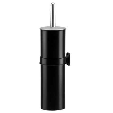  PORTASCOPINO WC MURALE in ABS NERO  - 45784 - F001888