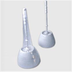 PORTA ESCOVA DE BANHEIRO DE PISO BRANCO