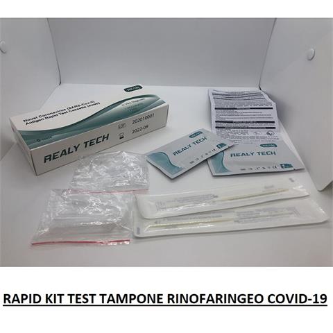 bitre' s.r.l. RAPID KIT TEST TAMPONE RINOFARINGEO COVID-19 Pz.5 bitre' s.r.l. - 45527 - F001574