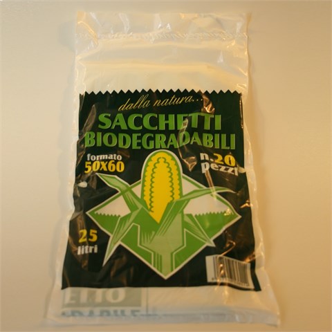 green pack s.r.l. SACCHI MATER-BI Lt.25 Cm.50x60 Pz.20 green pack s.r.l. - 42752 - F001126