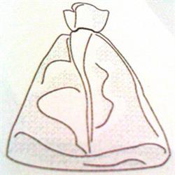 SACO DE REDE COM LAÇO DE FECHAMENTO