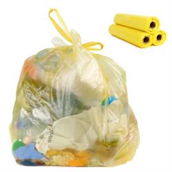 45027 - sacchi immondizia gialli cm90x120 gr70 pz250