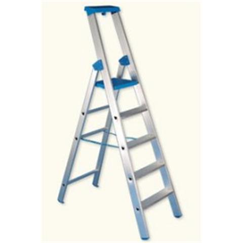  SCALA 4 GRADINI + RIPIANO ALLUMINIO  - 40507 - F001059