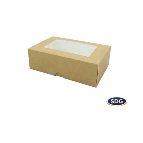 scatolificio del gar SCATOLE TAKE AWAY AVANA FINESTRATE Mm.148x99x48 Pz.400 scatolificio del gar - 45423 - F001276