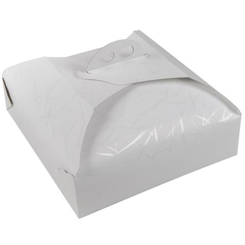 DELPIN SCATOLE TORTA QUADRATE Cm.25x25x7 Pz.25 DELPIN - 503121 - F001292