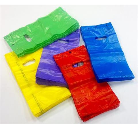  SHOPPER DECORATO BLU con MANICO a FAGIOLO - My 60 - Cm.27x47 Pz.550  - 43966 - F001126