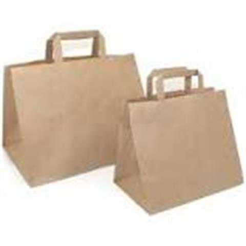 de luca industria gr SHOPPER KRAFT AVANA Cm.24+10x32 Pz. 400 de luca industria gr - 45322 - F001325