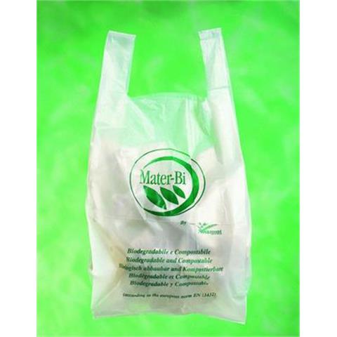 green pack s.r.l. SHOPPER MATER-BI Cm.32x60 Kg.8 Pz.500 green pack s.r.l. - 42466 - F001126