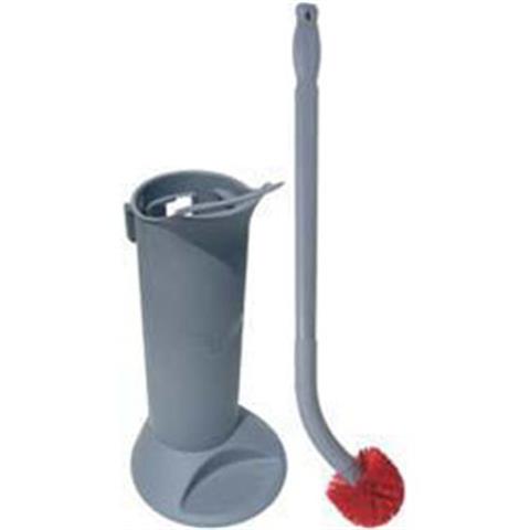  SPAZZOLA PER TOILET con SUPPORTO TERRA/AGGANCIABILE a CARRELLI  - 41756 - F001196