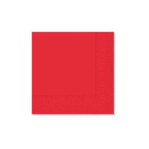 carteria srl GUARDANAPOS 2 camadas VERMELHO MICROEMBOSSING Cm.33x33 Unid.1200 carteria srl - 44801 - F001756