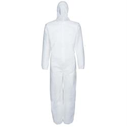 TUTA MONOUSO BIANCA IN TNT IDROREPELLENTE Cat.1 Tg.XL Pz.1