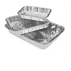 VASCHETTE ALLUMINIO BORDO "G" R14-103 Mm.159x109x26 Pz.100