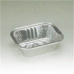 45924 - vaschette alluminio bordo g r5 mezza porz mm124x99x33 pz2500