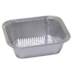 BANDEJAS DE ALUMÍNIO BORDA "L" R148L-128 (1 porção) 146x121x40 mm 1600 peças