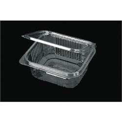 VASCHETTE in PET TRASPARENTE c/COPERCHIO mod. B1 140x123x47 Cc.500 Pz.50