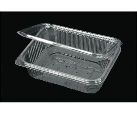  VASCHETTE in PET TRASPARENTE c/COPERCHIO mod. B2 186x142x42 Cc.750 Pz.50  - CC44192 - F001941