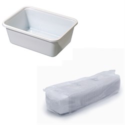 45558 - vaschette patatina bianche p8 mm125x91x47 pz900