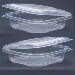 44082 - vaschette per microonde con coperchio 185x185 h38 cc750 pz300