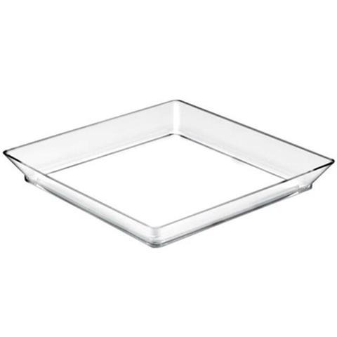  VASSOI MEDIUM PLATE PS TRASPARENTE Cc.130 Mm.130x130 Pz.192  - 44341 - F000382