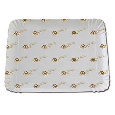 DELPIN VASSOI RETTANGOLARI BIANCO PERLATO n°5 Cm.19x28 Kg.10 DELPIN - 50214 - F001292