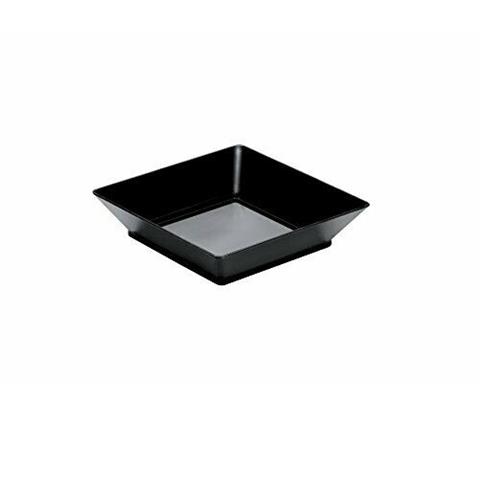  VASSOIO SMALL PLATE PS NERO Mm.65x65 Pz.750  - 44320 - F000382