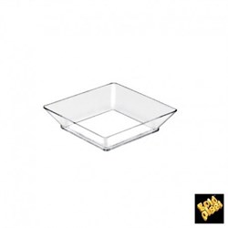 VASSOIO SMALL PLATE PS TRASPARENTE Mm.65x65 Pz.750