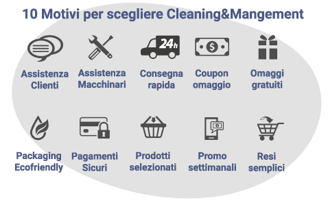 10 motivi per scegliere cleaning&management